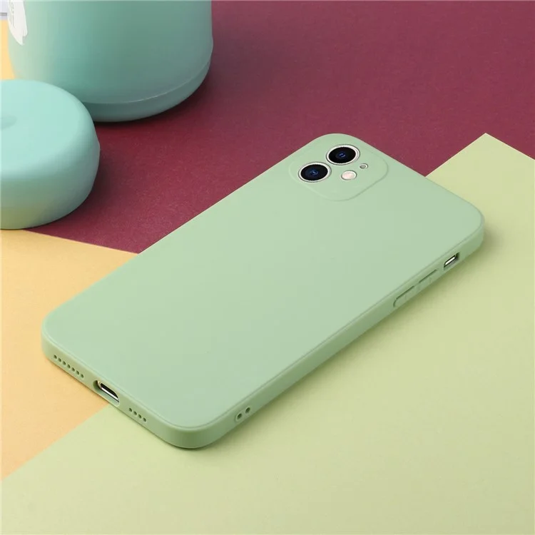 Protección Completa Anti-Drop Soft TPU Rectivo Borde Teléfono Para Iphone 12 Mini 5.4 Pulgadas - Matcha Verde