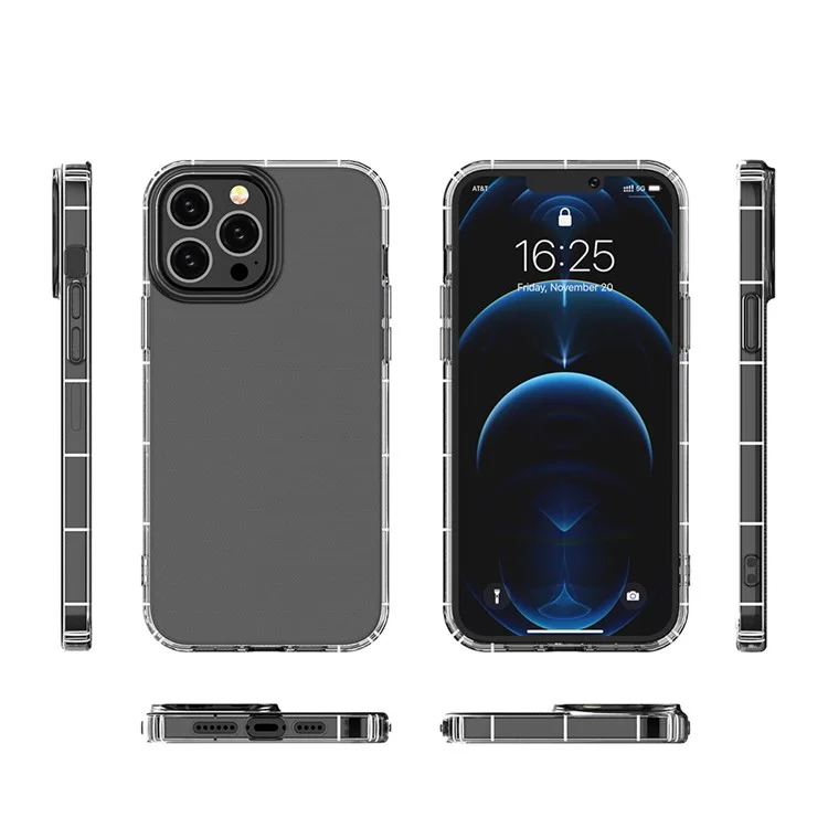 Étui TPU Flexible Pour Iphone 13 Pro Max 6,7 Pouces Téléphone Mobile Back Cover Shell Protector