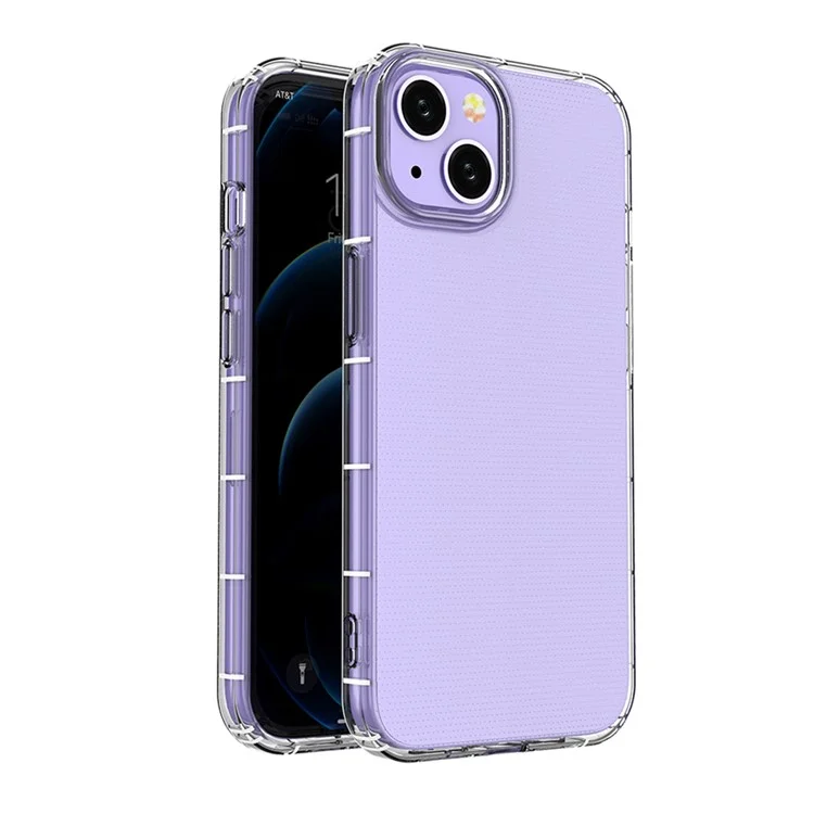Transparent Soft TPU Telepu Case de Amortiguadores Protector de Cubierta Posterior Para Iphone 13 6.1 Pulgadas