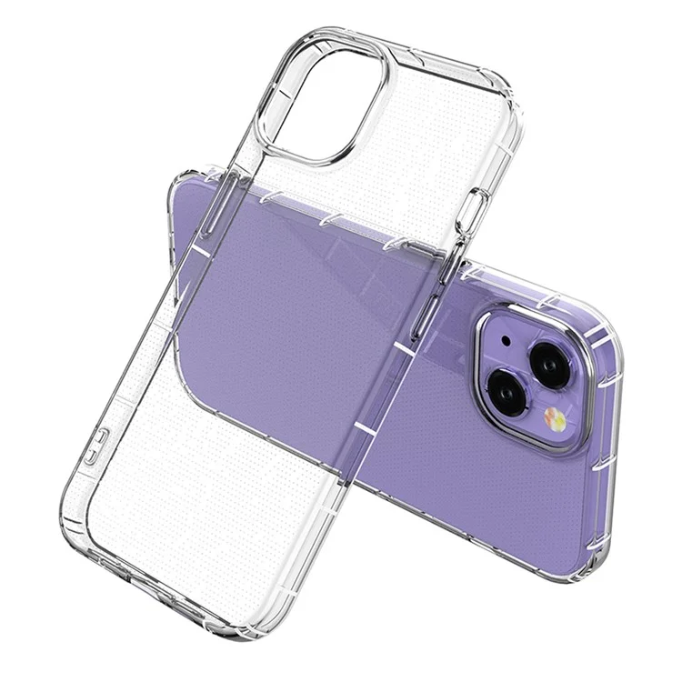 Transparent Soft TPU Telepu Case de Amortiguadores Protector de Cubierta Posterior Para Iphone 13 6.1 Pulgadas