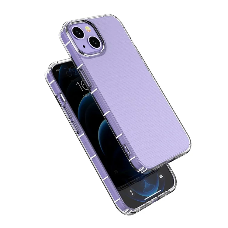 Transparent Soft TPU Telepu Case de Amortiguadores Protector de Cubierta Posterior Para Iphone 13 6.1 Pulgadas