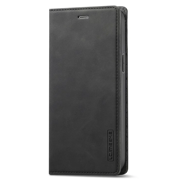 Lc. Imeeke LC Strong Series Magnetic Protección General PU Cuero de Cuero Case de la Carcasa Del Teléfono Para Iphone 13 6.1 Pulgadas - Negro