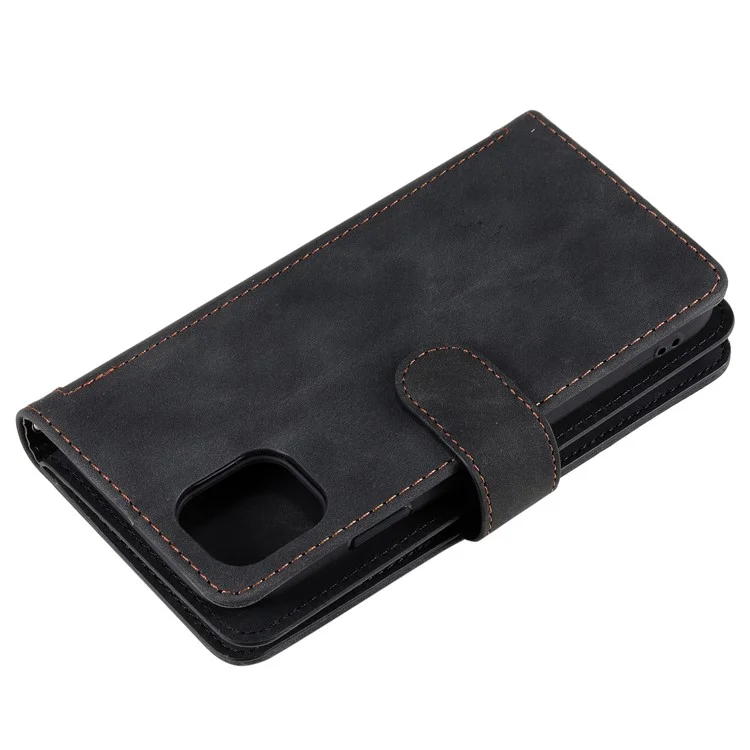 9 Card Slots Wallet Design Full Protection Phone Stand Case Cover for iPhone 13 Pro Max 6.7 inch - Black