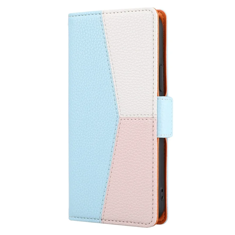Litchi Texture Wallet Design Assorted Color Style Leather Wallet Case for iPhone 12 6.1 inch/12 Pro 6.1 inch - Blue