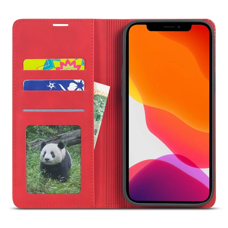 Forwenw Série De Fantasia Bem Protegida Capa De Telefone De Pele De Sensação De Pele Para Iphone 13 Mini 5,4 Polegadas - Vermelho