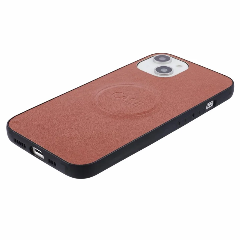 Full Protective Leather Wallet Phone Cover with Detachable Inner for iPhone 13 6.1 inch - Brown