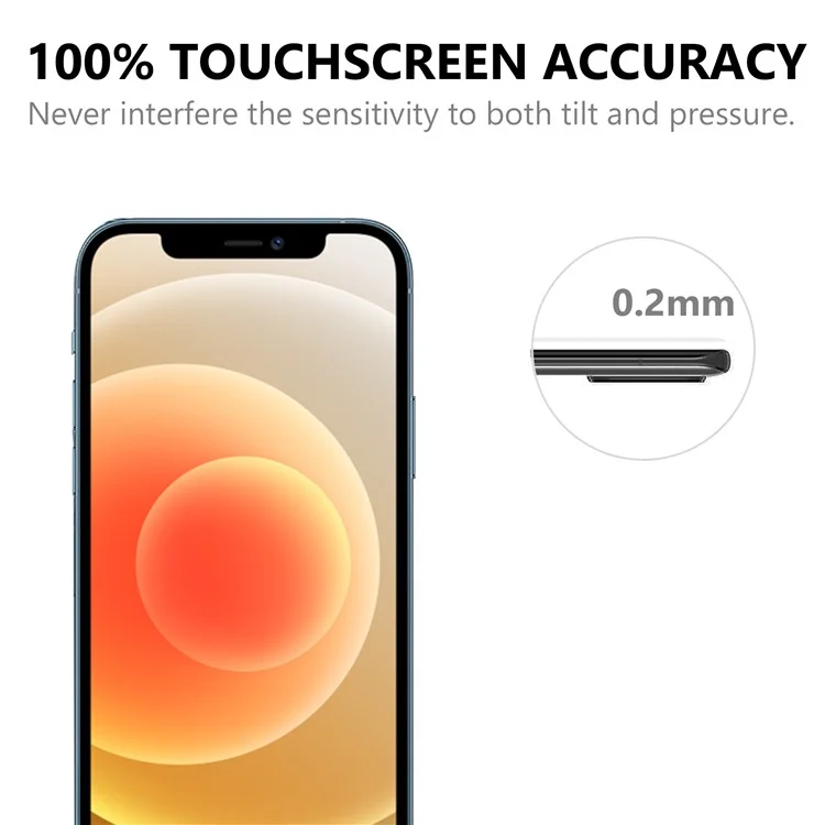 High Transparency TPU Case + Tempered Glass Screen Protector for iPhone 13 Pro Max 6.7 inch