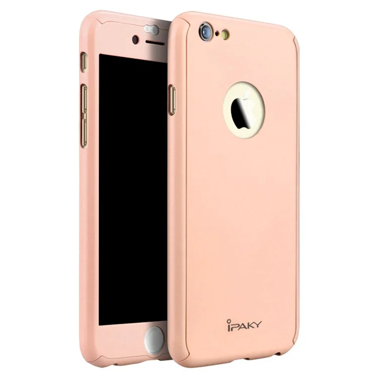 IPAKY Full Protection Case 2-Piece PC Shield for iPhone 6s/6 - Pink