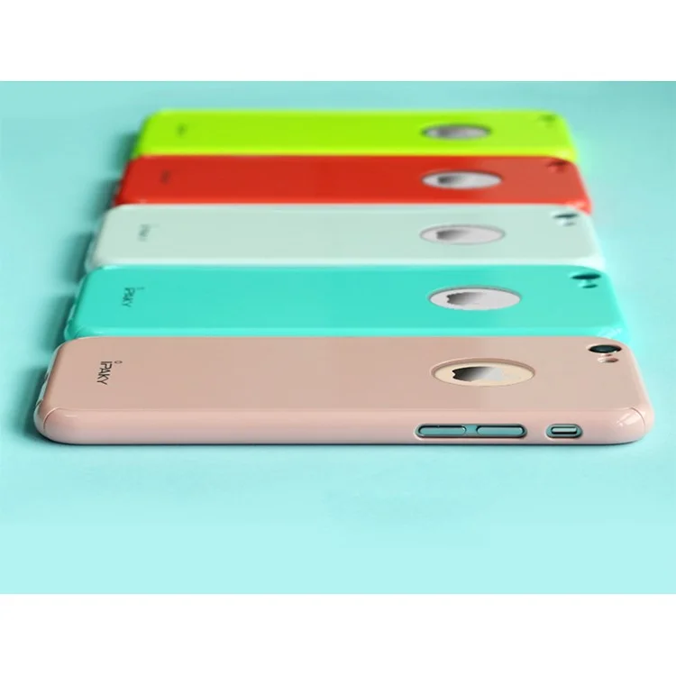 IPAKY Full Protection Case 2-Piece PC Shield for iPhone 6s/6 - Pink