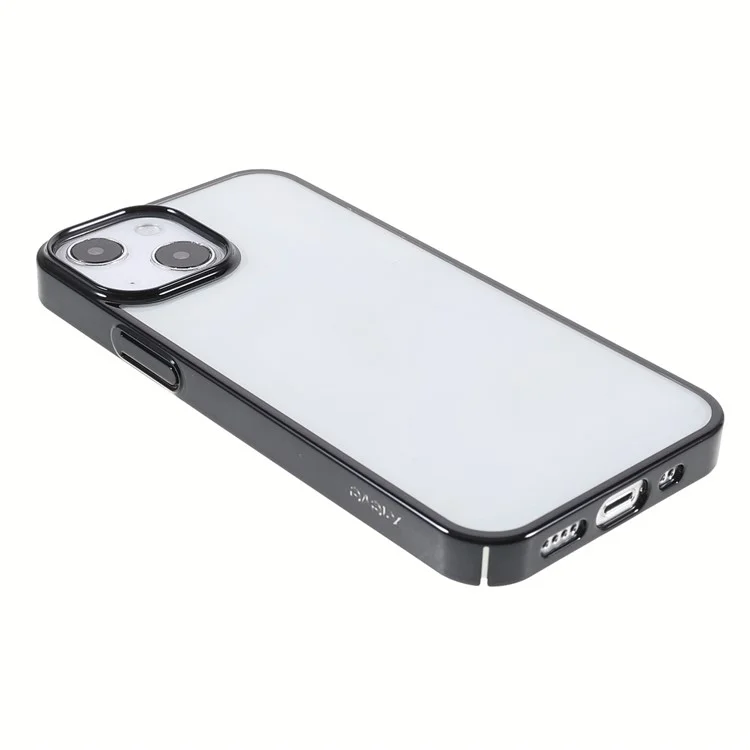 X-LEVEL Light Stylish Electroplating PC Shockproof Slim Phone Cover Case для iPhone 13 mini 5.4 дюйма - Черный