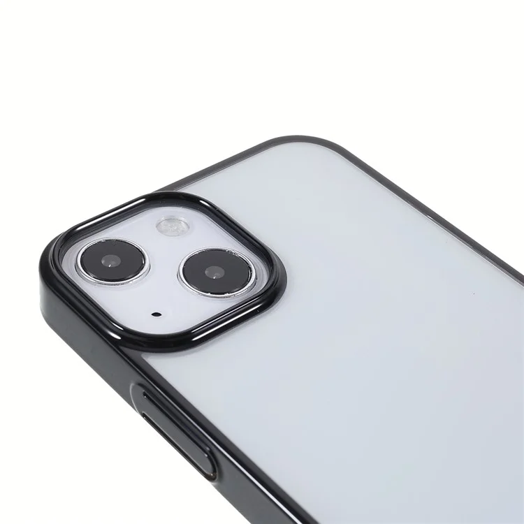 X-LEVEL Light Stylish Electroplating PC Shockproof Slim Phone Cover Case для iPhone 13 mini 5.4 дюйма - Черный