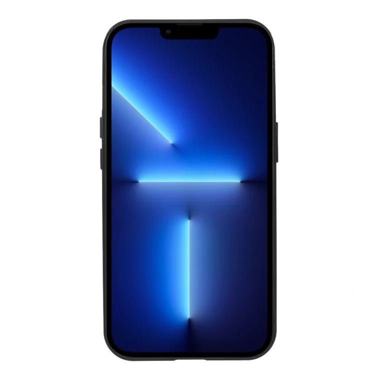 Ultra Clear Double-sided Tempered Glass + Metal Frame Magnetic Installation Phone Case Shell for iPhone 13 Pro 6.1 inch - Black