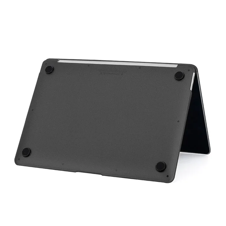 Capa Protetora Ultrafina de PP Fosco para Laptop, Capa Destacável para Notebook para MacBook Air 13,3" Retina Display A2179 (2020)/A1932/A2337 - Preto Transparente