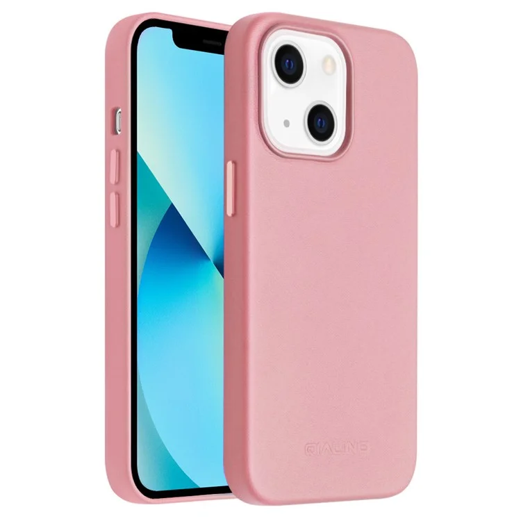 QIALINO CHARGE MAGNOTIQUE COVIER COVIER COCHE DE TÉLÉPHONE PC PC POUR IPHONE 13 6.1 POUCES - Rose