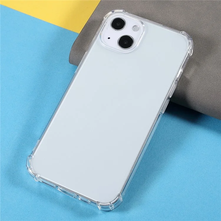 Four Corners Cushioned Super Slim Anti-Drop Ultra Clear TPU Phone Cover Shell for iPhone 13 6.1 inch