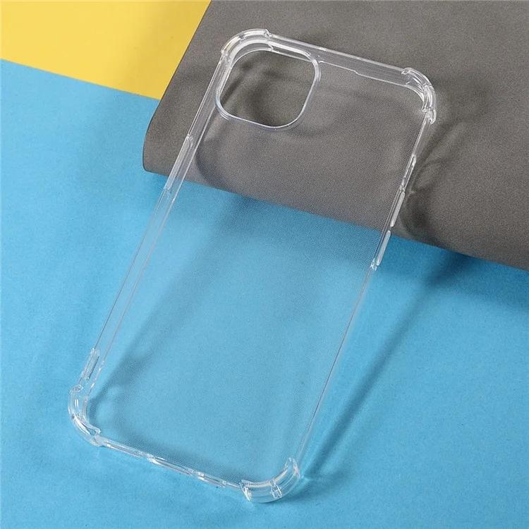 Four Corners Cushioned Super Slim Anti-Drop Ultra Clear TPU Phone Cover Shell for iPhone 13 6.1 inch