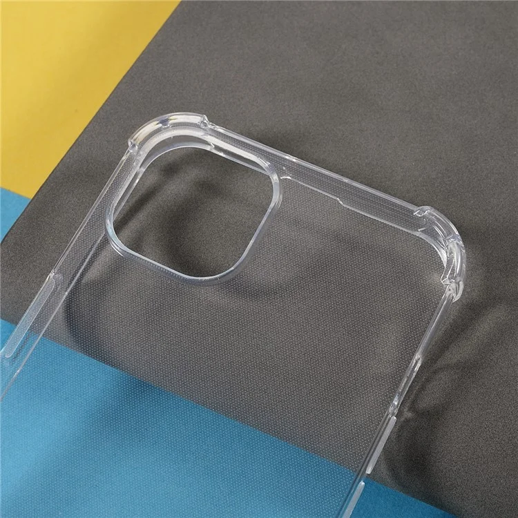 Four Corners Cushioned Super Slim Anti-Drop Ultra Clear TPU Phone Cover Shell for iPhone 13 6.1 inch