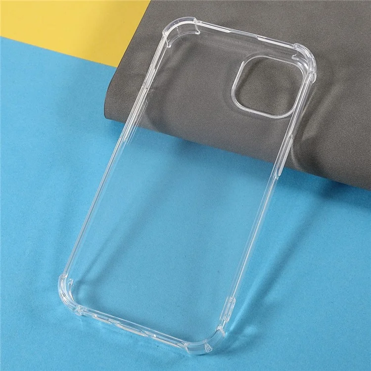 Four Corners Cushioned Super Slim Anti-Drop Ultra Clear TPU Phone Cover Shell for iPhone 13 6.1 inch