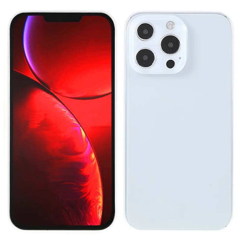 Shock-Proof Anti-Drop Super Thin Hard PC Phone Cover Case for iPhone 13 Pro 6.1 inch - Transparent