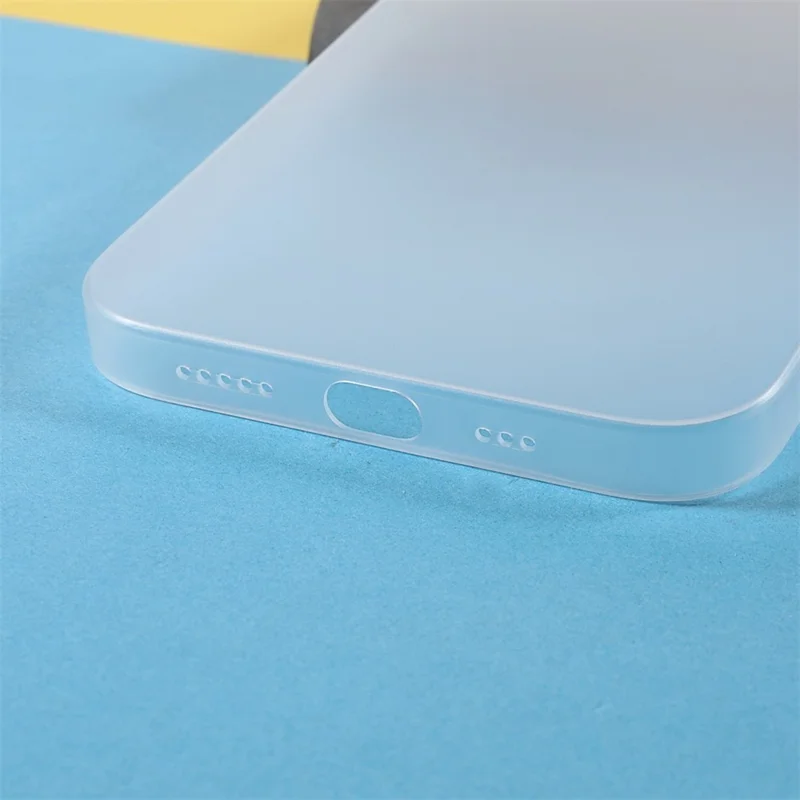 Shock-Proof Anti-Drop Super Thin Hard PC Phone Cover Case for iPhone 13 Pro 6.1 inch - Transparent