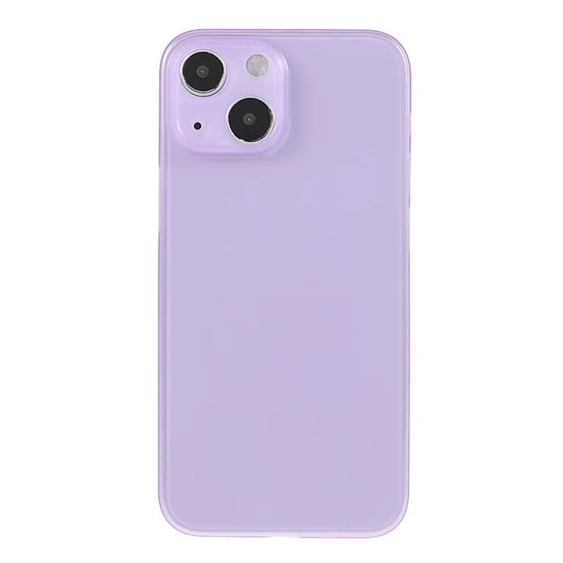 Anti-Collision Super Thin Hard PC Phone Cover Case for iPhone 13 mini 5.4 inch - Purple