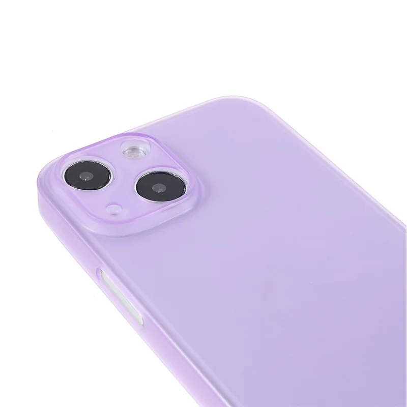 Anti-Collision Super Thin Hard PC Phone Cover Case for iPhone 13 mini 5.4 inch - Purple