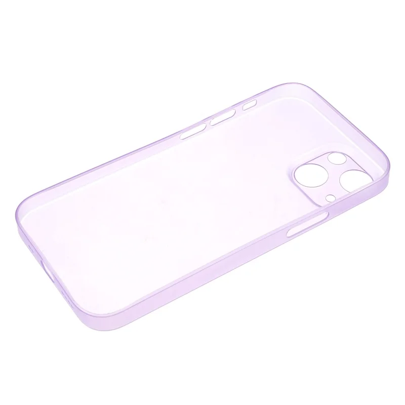 Anti-Collision Super Thin Hard PC Phone Cover Case for iPhone 13 mini 5.4 inch - Purple