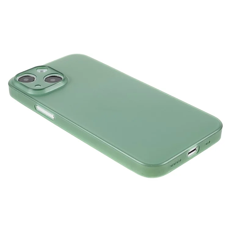 Scratch-Resistant Super Thin Lightweight Hard PC Phone Cover Case for iPhone 13 6.1 inch - Green