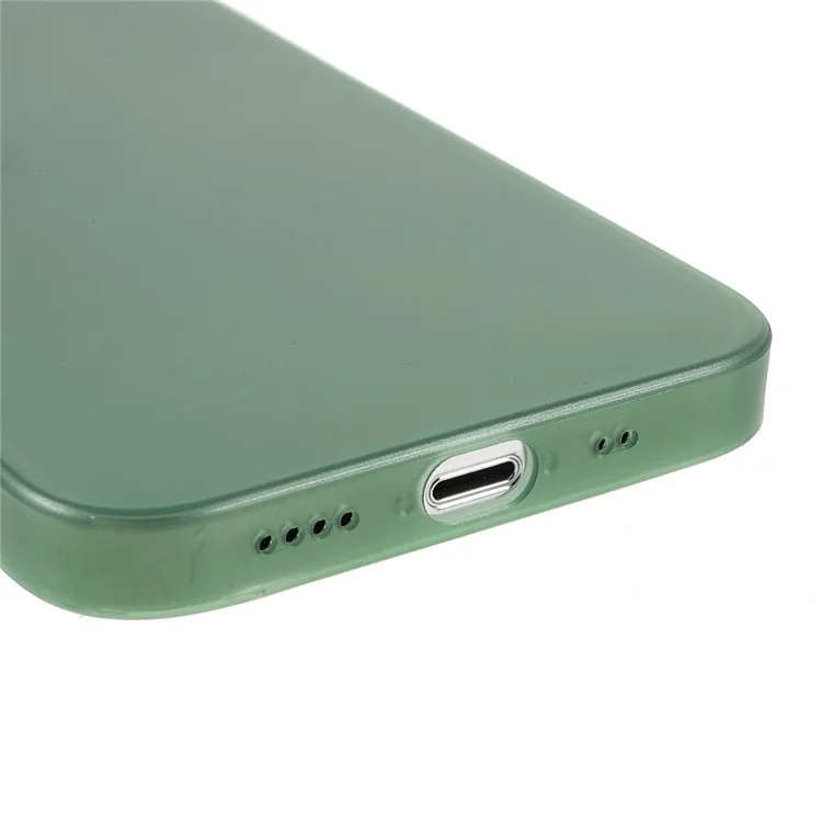 Scratch-Resistant Super Thin Lightweight Hard PC Phone Cover Case for iPhone 13 6.1 inch - Green