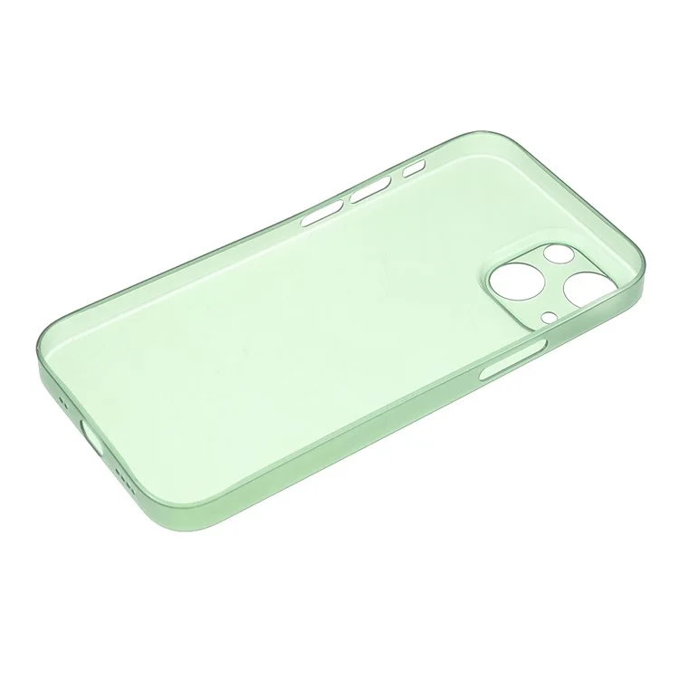 Scratch-Resistant Super Thin Lightweight Hard PC Phone Cover Case for iPhone 13 6.1 inch - Green