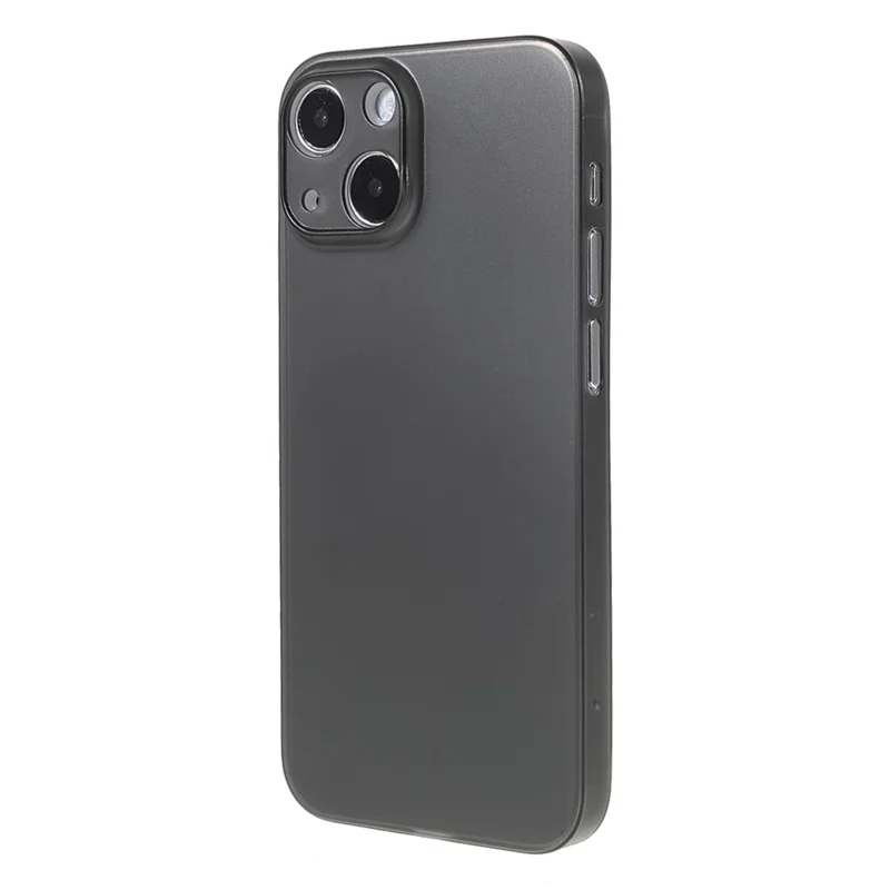 Scratch-Resistant Super Thin Lightweight Hard PC Phone Cover Case for iPhone 13 6.1 inch - Black