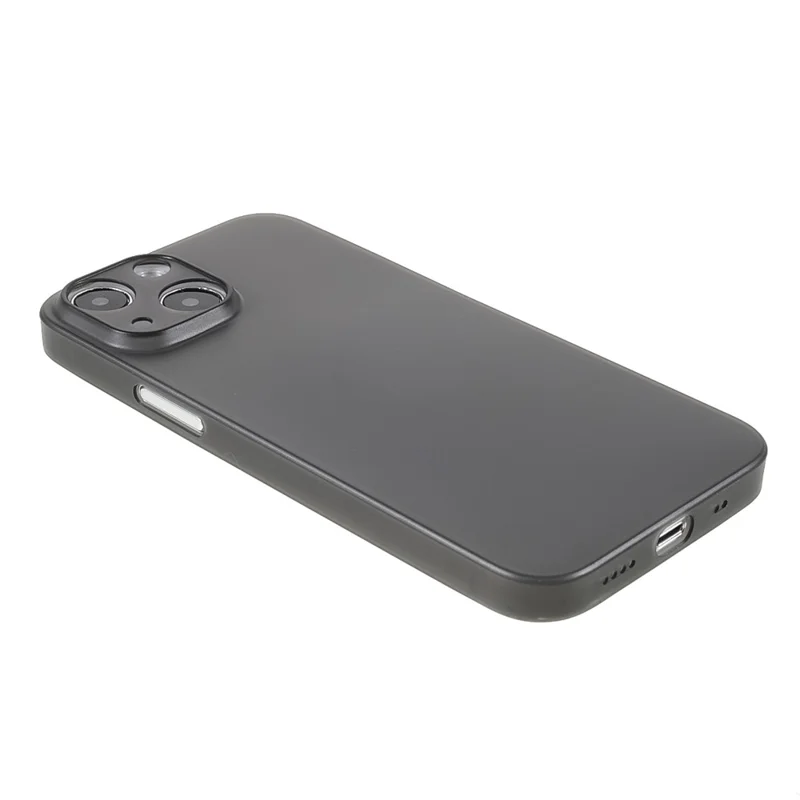 Scratch-Resistant Super Thin Lightweight Hard PC Phone Cover Case for iPhone 13 6.1 inch - Black