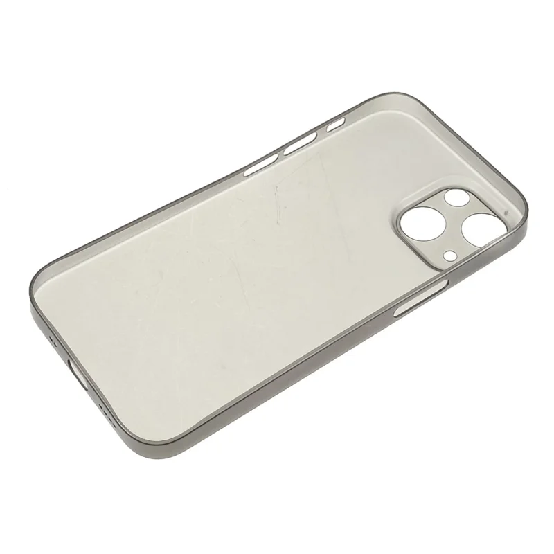 Scratch-Resistant Super Thin Lightweight Hard PC Phone Cover Case for iPhone 13 6.1 inch - Black