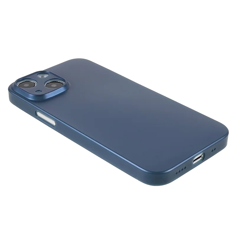 Scratch-Resistant Super Thin Lightweight Hard PC Phone Cover Case for iPhone 13 6.1 inch - Blue