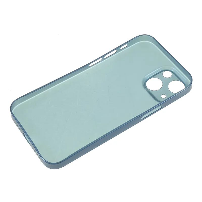 Scratch-Resistant Super Thin Lightweight Hard PC Phone Cover Case for iPhone 13 6.1 inch - Blue