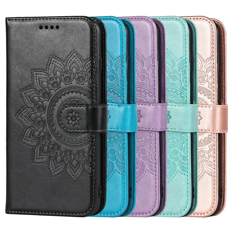 Anti-kollision R61 Textur Gefärbte Naht-leder-muster-sprudel-brieftasche Mobile Cover Shell Für Iphone SE (2022)/SE (2020)/8/7 - Roségold