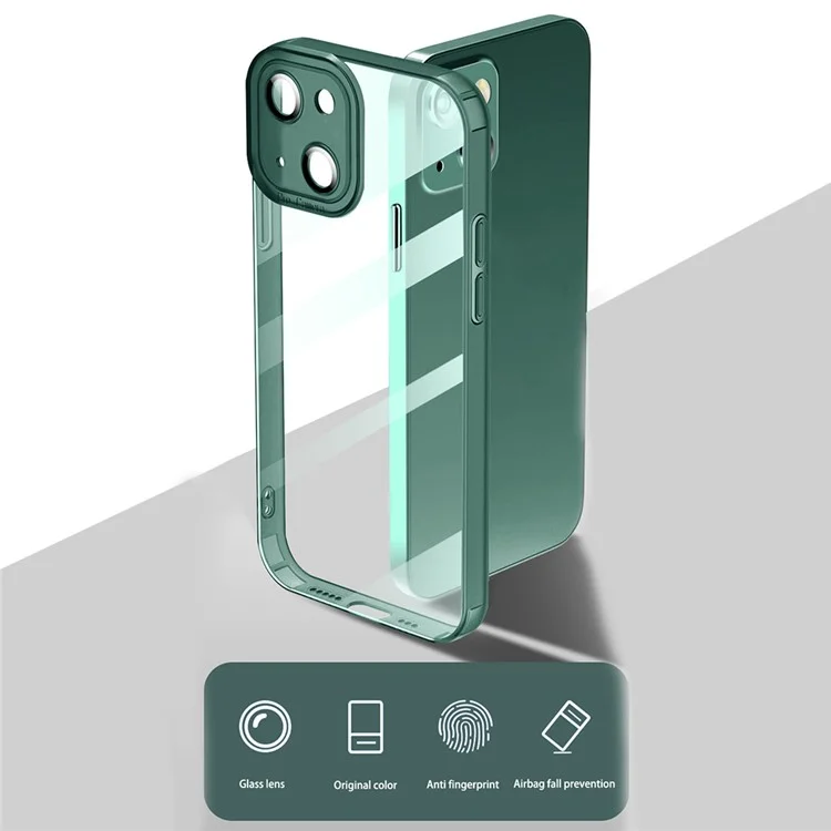 X-LEVEL Clear Matte Shockproof Protective TPU Airbag Case для iPhone 13 Pro 6.1 дюйма - прозрачный