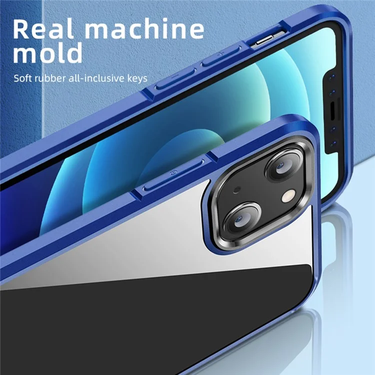 X-LEVEL Anti-Collision TPU + PC Four-Corner Airbags Phone Protective Case for iPhone 13 6.1 inch - Transparent