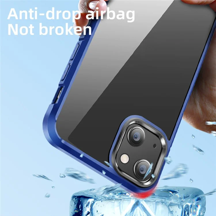 X-LEVEL Anti-Collision TPU + PC Four-Corner Airbags Phone Protective Case for iPhone 13 6.1 inch - Transparent