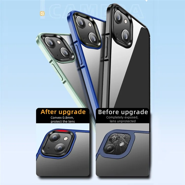 X-LEVEL Anti-Collision TPU + PC Four-Corner Airbags Phone Protective Case for iPhone 13 6.1 inch - Transparent