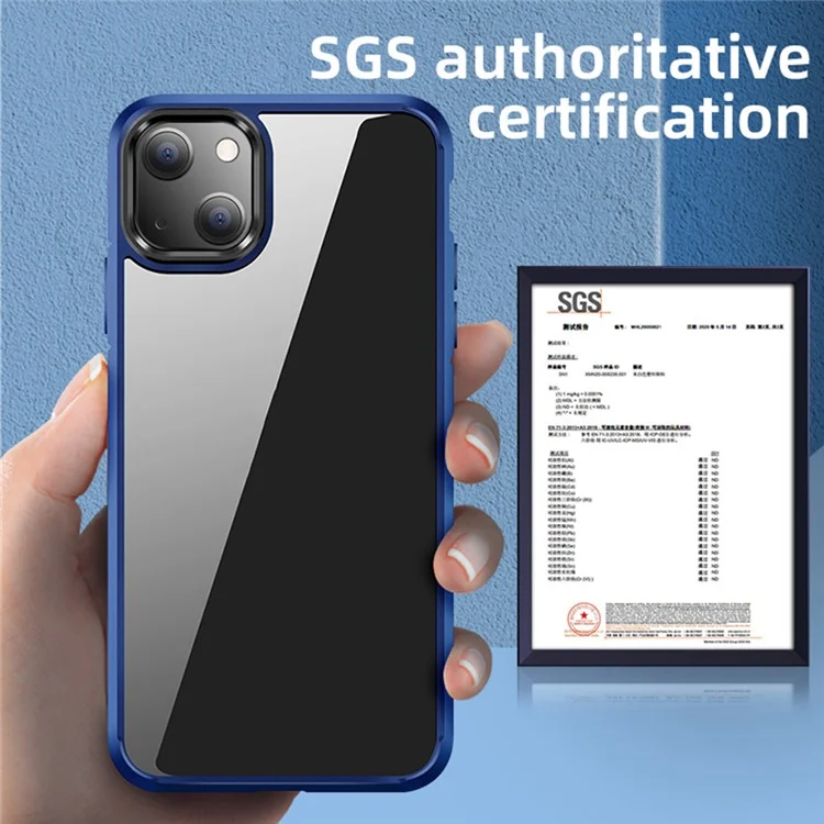 X-LEVEL Anti-Collision TPU + PC Four-Corner Airbags Phone Protective Case for iPhone 13 6.1 inch - Transparent