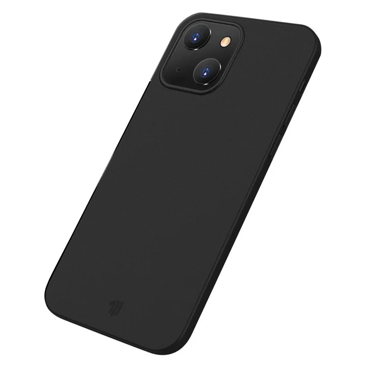X-LEVEL Real Machine Moulding PP Matte Handyhülle für iPhone 13 6.1 Zoll - Transparent Schwarz