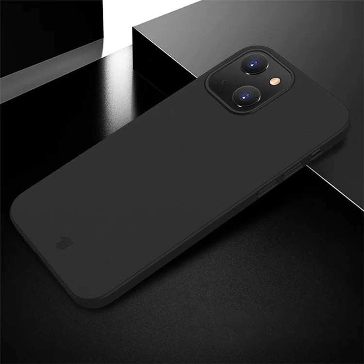 X-LEVEL Real Machine Moulding PP Matte Handyhülle für iPhone 13 6.1 Zoll - Transparent Schwarz