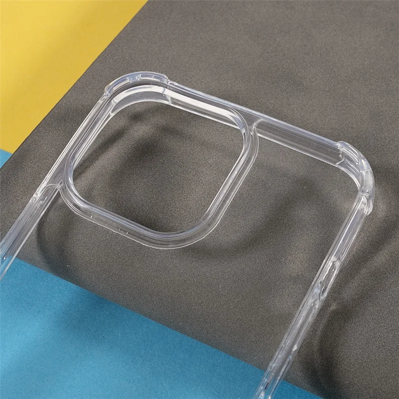 Shockproof Four Corner Cushion Acrylic + TPU Hybrid Cover Phone Back Case for iPhone 13 Pro 6.1 inch