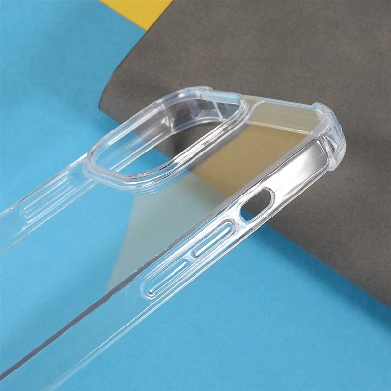 Shockproof Four Corner Cushion Acrylic + TPU Hybrid Cover Phone Back Case for iPhone 13 Pro 6.1 inch