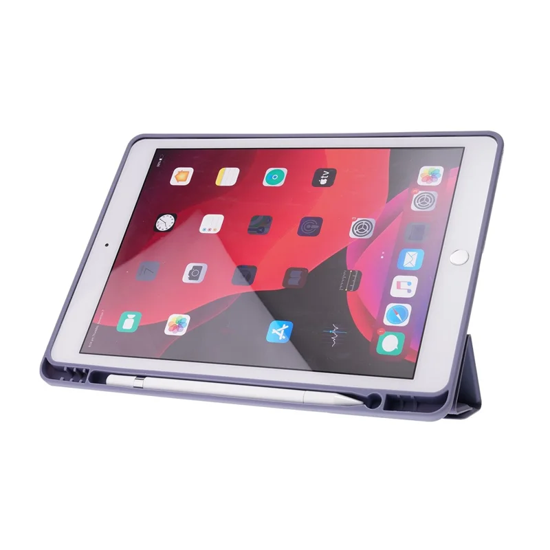 Obudowa do tabletu PU Leather Origami z funkcją automatycznego wybudzania/uspania i podstawką do iPad 10,2 (2021)/(2020)/(2019) - różowy