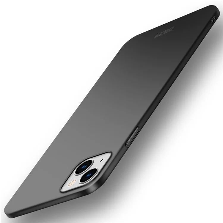 MOFI Shield Slim Frosty Acabado Superficie Rígida Plástica Caso Protector del Teléfono Celular para iPhone 13 mini 5.4 pulgadas - Negro