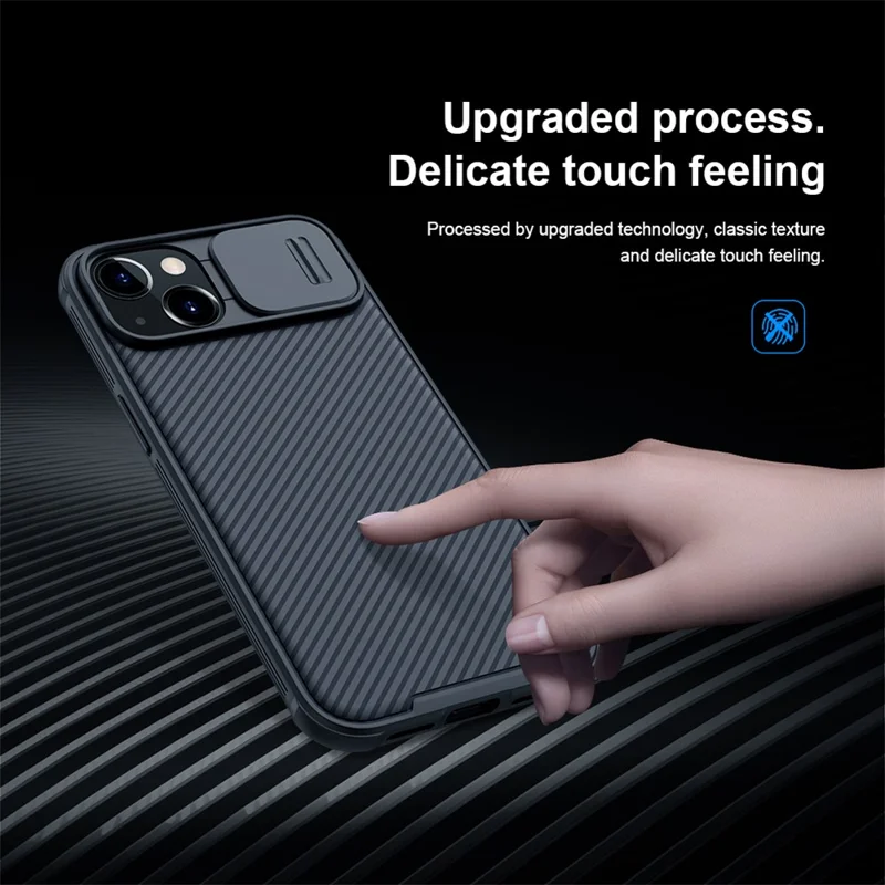 NILLKIN CamShield Pro PC + TPU Magnetic Case Protective Phone Cover for iPhone 13 mini 5.4 inch - Black