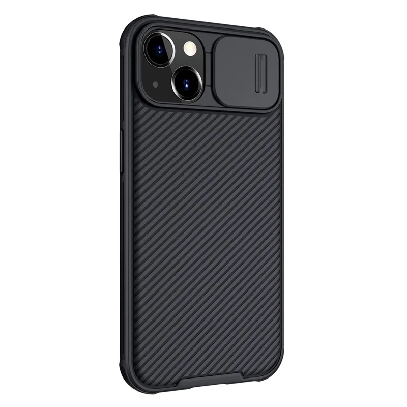 NILLKIN CamShield Pro PC + TPU Magnetic Case Protective Phone Cover for iPhone 13 mini 5.4 inch - Black