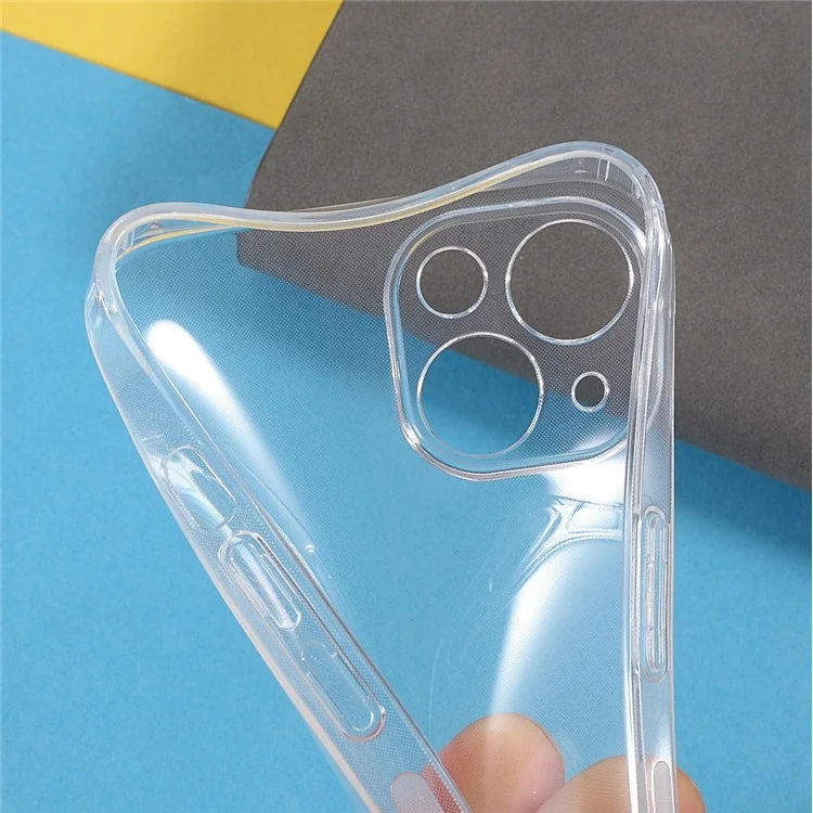 Чехол для iPhone 13 mini 5.4 дюйма серии Clarity от J-CASE, ударопрочный, устойчивый к царапинам, из ТПУ 